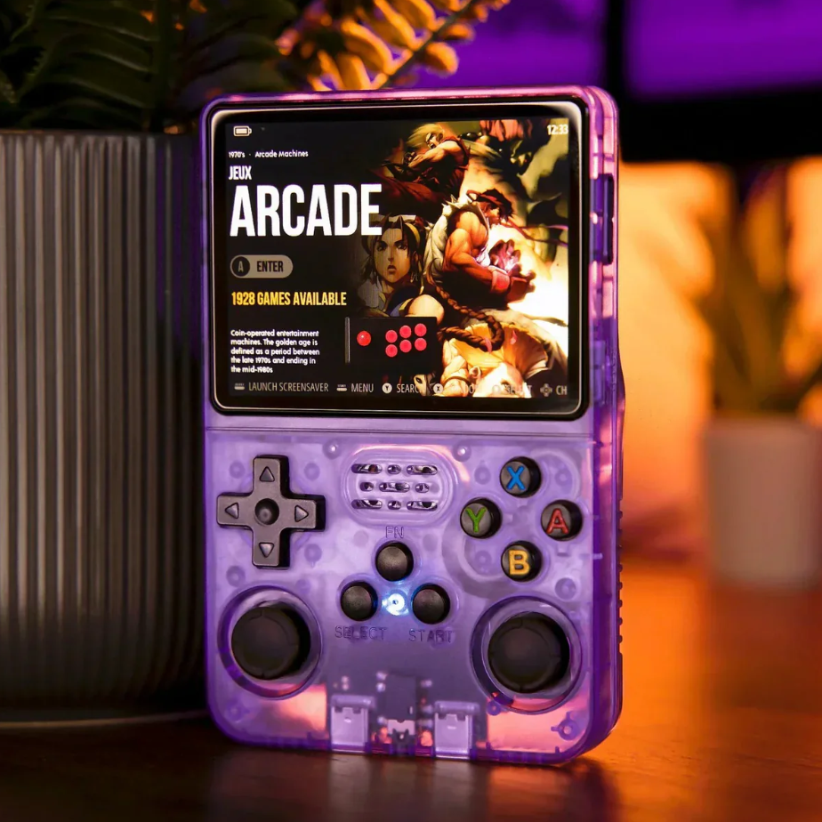 Console Portable R36S Pixel Zora – +15 000 Jeux Rétro